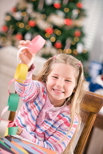 Christmas paper chain