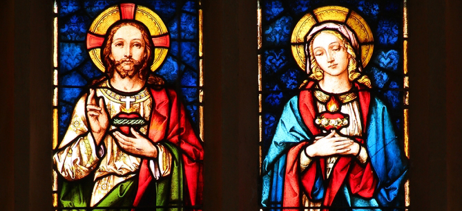 Celebrate the feasts of the Sacred Heart of Jesus and the Immaculate Heart of Mary
