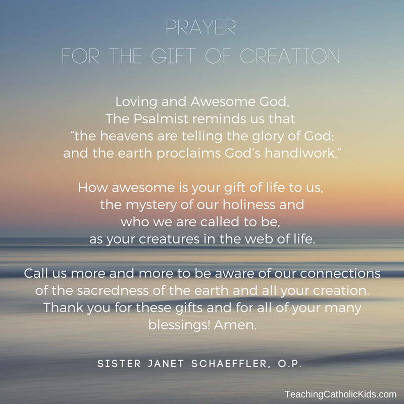 Prayer for the Gift of Creation