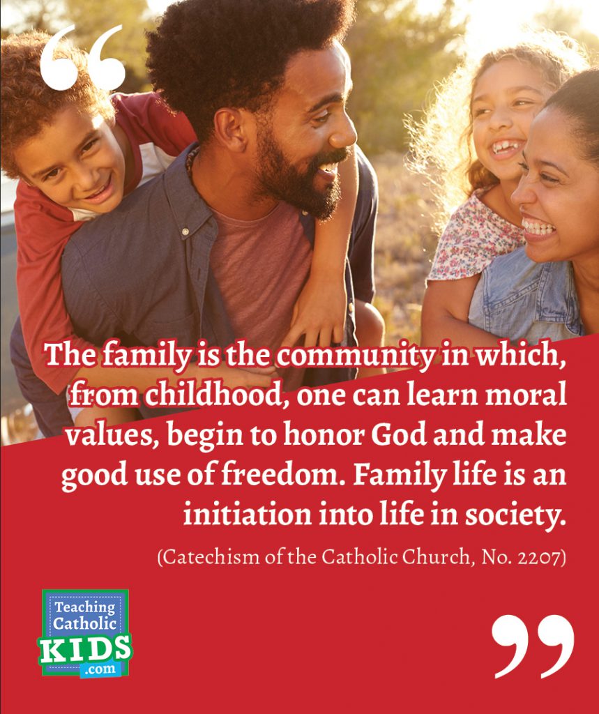 Faith talk for families: Family values